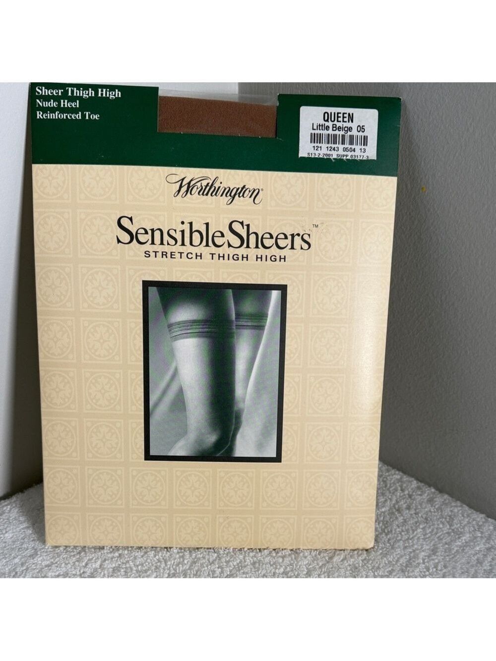 Worthington Queen Sheer Thigh Highs Beige
